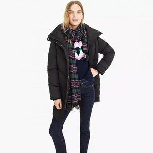 J.Crew Chevron Puffer Coat